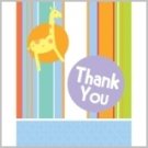 Mobile Animals Baby Shower Thank You Cards 8ct.