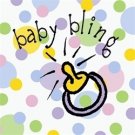 New Baby Shower Baby Bling Beverage Napkins 36ct.