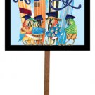 Graduation Party Parrots Yard Sign