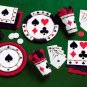 Card Game Casino 7" Paper Dessert / Cake Plates 8ct.