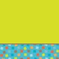Circles & Square Plastic Party Tablecloth 54" x 108"