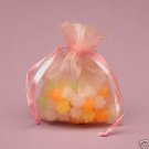 Pink Organza Pouch 3x4 Favor Bag Wedding Jewerly 10pk.