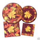 Autumn Winds Leaves 54" x 108" Plastic Tablecloths