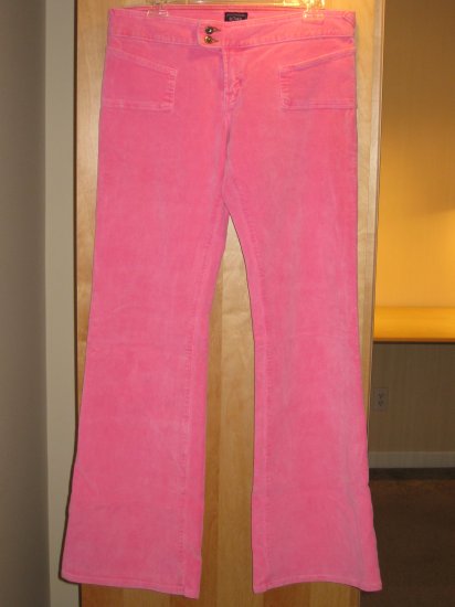hot pink corduroy pants
