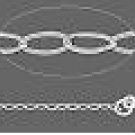Sterling Silver 4x3mm Oval: 5 ft Link