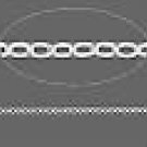Sterling Silver 1.6mm Light Cable: 5 ft Links