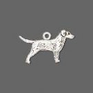 Sterling Silver Retriever:25 x 16mm