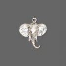 Sterling Silver Elephant:21 x 19mm