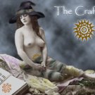 ACEO Witch Card HennaToo Girl The Crafter Vintage Nude