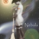 ACEO Witch Card HennaToo Girl Nebula Vintage Nude Print