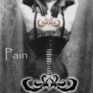 ACEO Pain Card HennaToo Girl Vintage Corset Nude Print