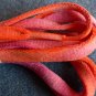 Orange / Pink Ooh-la-la Shoelaces (#4)