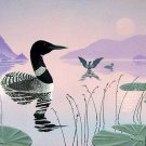 Loon On Calm Waters**Original Painting**Signed