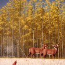 DEER IN SNOW**ORIGINAL PAINTING**SIGNED