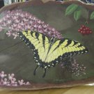 BUTTERFLY IN FLIGHT**ORIGINAL SANDSTONE PAINTING**SIGNED