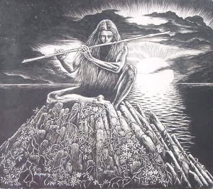 HERMIT**ORIGINAL PRINT**SIGNED