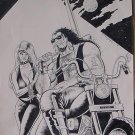 BIKER TRASH**ORIGINAL PRINT**SIGNED