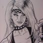 BIKER TRASH**ORIGINAL PRINT**SIGNED