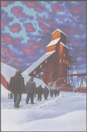 MINING SHAFT**UPPER MICHIGAN LIMITED EDITION PRINT**SIGNED
