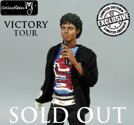 Hot Custom Michael Jackson Billie Jean Victory Tour Toys Figure Doll Sold Out