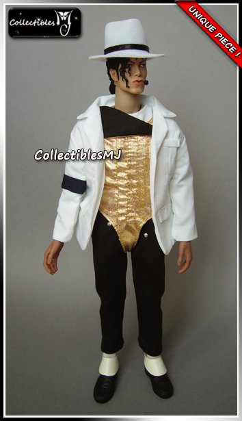 Hot Custom Michael Jackson Dangerous Tour Smooth Criminal Toys Figure Doll