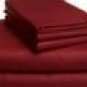 1000TC EGYPTIAN COTTON BURGANDY CALKING SHEET SET