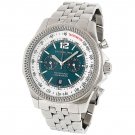 stu0007 - Stuhrling Original Men's Targa 24 Pro Chrono Green Watch