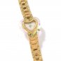 adk0003 - Adee Kaye Women's Heart Glitz Goldtone Watch