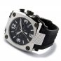 cro0049 - Croton Men's Swiss ISA Chronomaster Chronograph Rubber Strap Watch