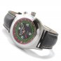 cro0041 - Croton Men's Roulette Stainless Steel Leather Strap Watch
