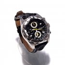 jac0003 - Jacques Lemans 1350A Men's Chronograph Leather Strap