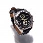jac0003 - Jacques Lemans 1350A Men's Chronograph Leather Strap