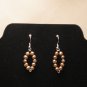 Handcrafted Golden Pearl Dangles