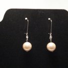 Rhinestone & Pearl Earrings