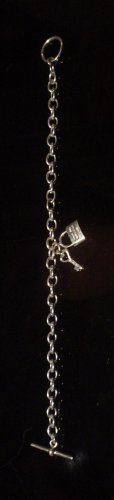 Silver 925 Lock & Key Bracelet