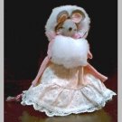 ~ADORABLE HANDMADE WINTER MOUSE~Handcrafted Collectible Plush Felt Doll