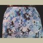 Gorgeous! RETRO CHIC FLARED SKIRT~Blue & Purple Floral/Daisy Pattern~size 4