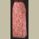 Rose/Pink/Mauve~TIE-DYED WRAP SKIRT~Handmade~Hippie/Boho~size Small/Medium