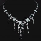 NEW~"LAVENDER BEAUTY"~Handmade Peruvian NECKLACE ~Alpaca Silver ~Cat's Eyes beads ~Jewelry