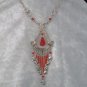 NEW~"SHOOTING STARS"~Handmade Peruvian NECKLACE ~Alpaca Silver ~Murano Glass & beads ~Jewelry