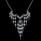 NEW~"VICTORIAN BLUSH"~Handmade Peruvian NECKLACE ~Alpaca Silver ~Cat's Eye beads ~Jewelry