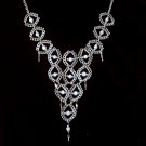 NEW~"VICTORIAN LACE"~Handmade Peruvian NECKLACE ~Alpaca Silver Jewelry ~Cat's Eyes beads