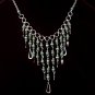 NEW~"EMERALD CASCADES"~Handmade Peruvian NECKLACE ~Alpaca Silver Jewelry ~Cat's Eye beads