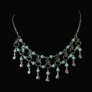 NEW~"GAIA'S TEARS"~Handmade Peruvian NECKLACE ~Alpaca Silver Jewelry ~Cat's Eye beads
