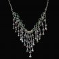 NEW~"VIOLET VALENTINE"~Handmade Peruvian NECKLACE ~Alpaca Silver Jewelry ~Cat's Eye beads