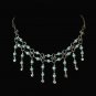 NEW~"CELTIC CASCADES"~Handmade Peruvian NECKLACE ~Alpaca Silver Jewelry ~Cat's Eyes beads