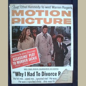 MOTION PICTURE~1970~v59/#715~VINTAGE CELEBRITY MAGAZINE~JACKIE~J Wayne~Rock Hudson~Elvis~Sinatra++