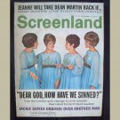 SCREENLAND~1970~v70/#8~VINTAGE CELEBRITY MAGAZINE~LENNON GIRLS~Jackie O~Martins~Johnny Cash~Sinatra