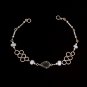 "SERPENTINE" MURANO glass & CASCAJO nugget beads BRACELET ~HANDMADE Peruvian Alpaca Silver Jewelry