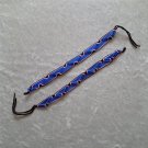 HANDMADE FRIENDSHIP BRACELET ~Blue & Pink & Black ~Bright Colors ~Zig-Zag Pattern ~Jewelry